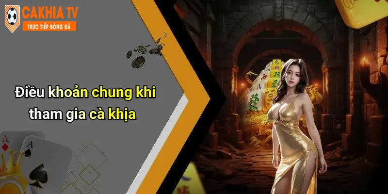 Điều khoản chung khi tham gia cà khịa