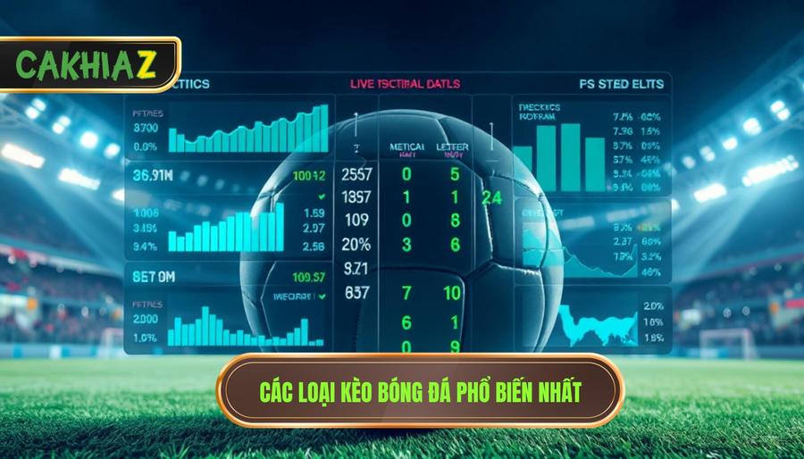 2. Các Loại Kèo Bóng đá Phổ Biến Nhất